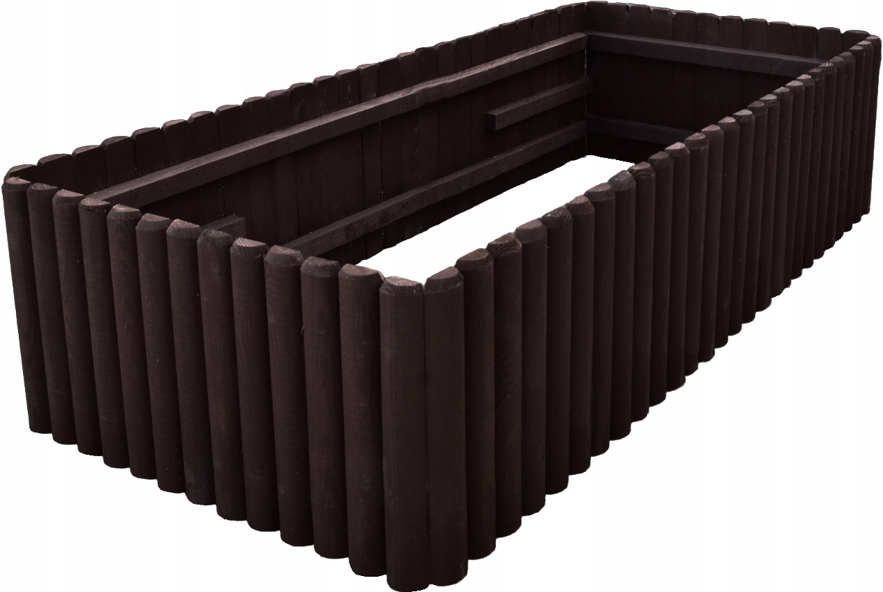 WARZYWNIAK skrzynia ZIELNIK inspekt PODWYŻSZONA GRZĄDKA 120x100x30cm +FOLIA Marka bez marki