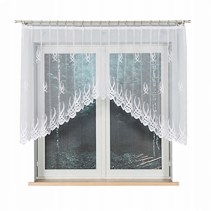 

Firanka gotowa żakardowa Gosia biała 250x120 cm