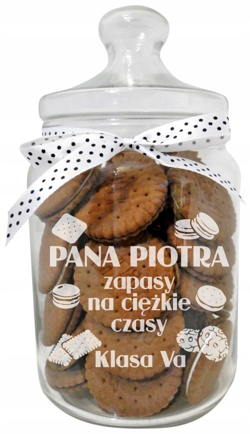 

Słoik Dzień Nauczyciela Z Grawerem Duży 2L