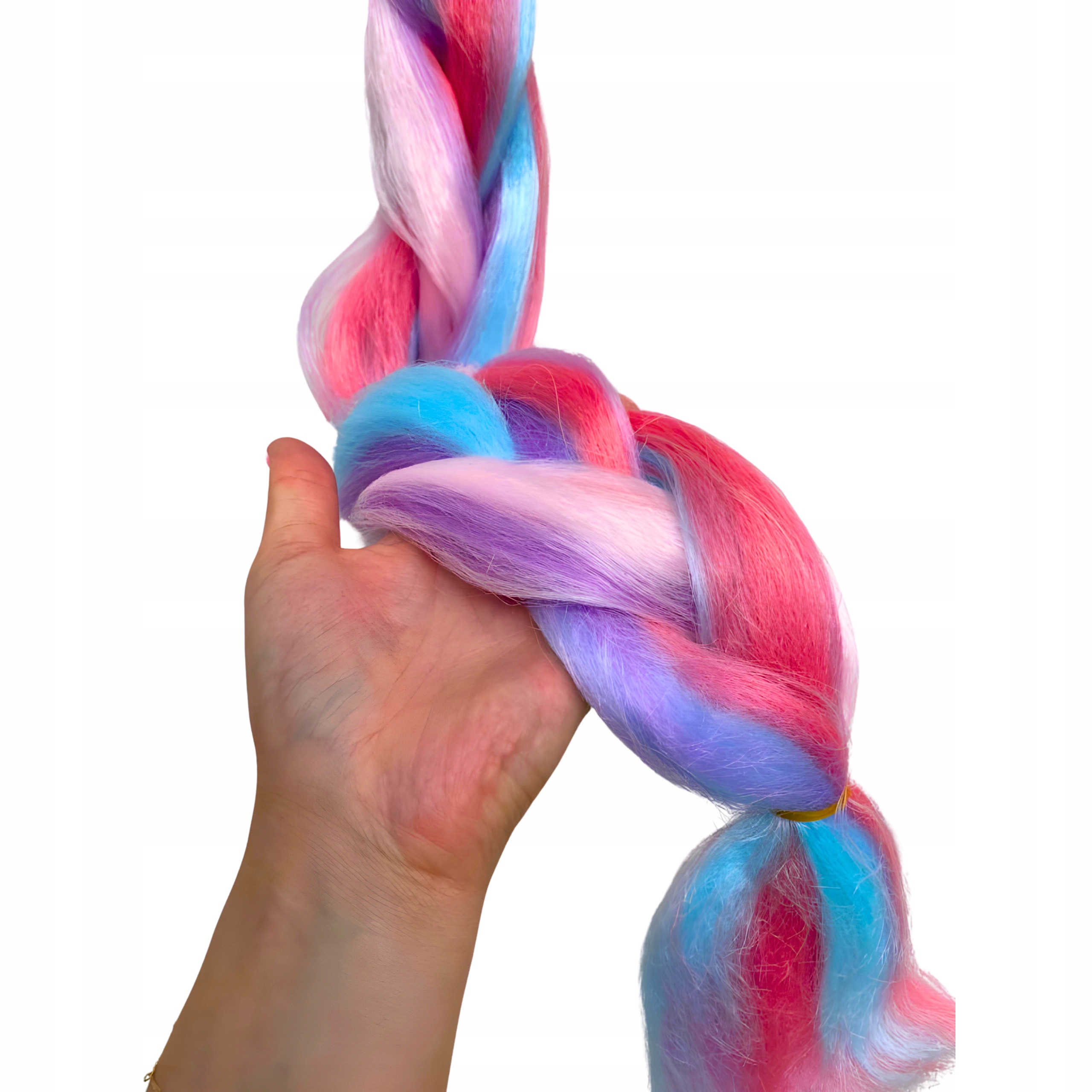 Włosy syntetyczne na warkoczyki ŚWIECĄCE KOLOROWE do warkoczyków dla dzieci Kod producenta WŁOSY KOLOROWE NA WARKOCZYKI ŚWIECĄCE W NOCY