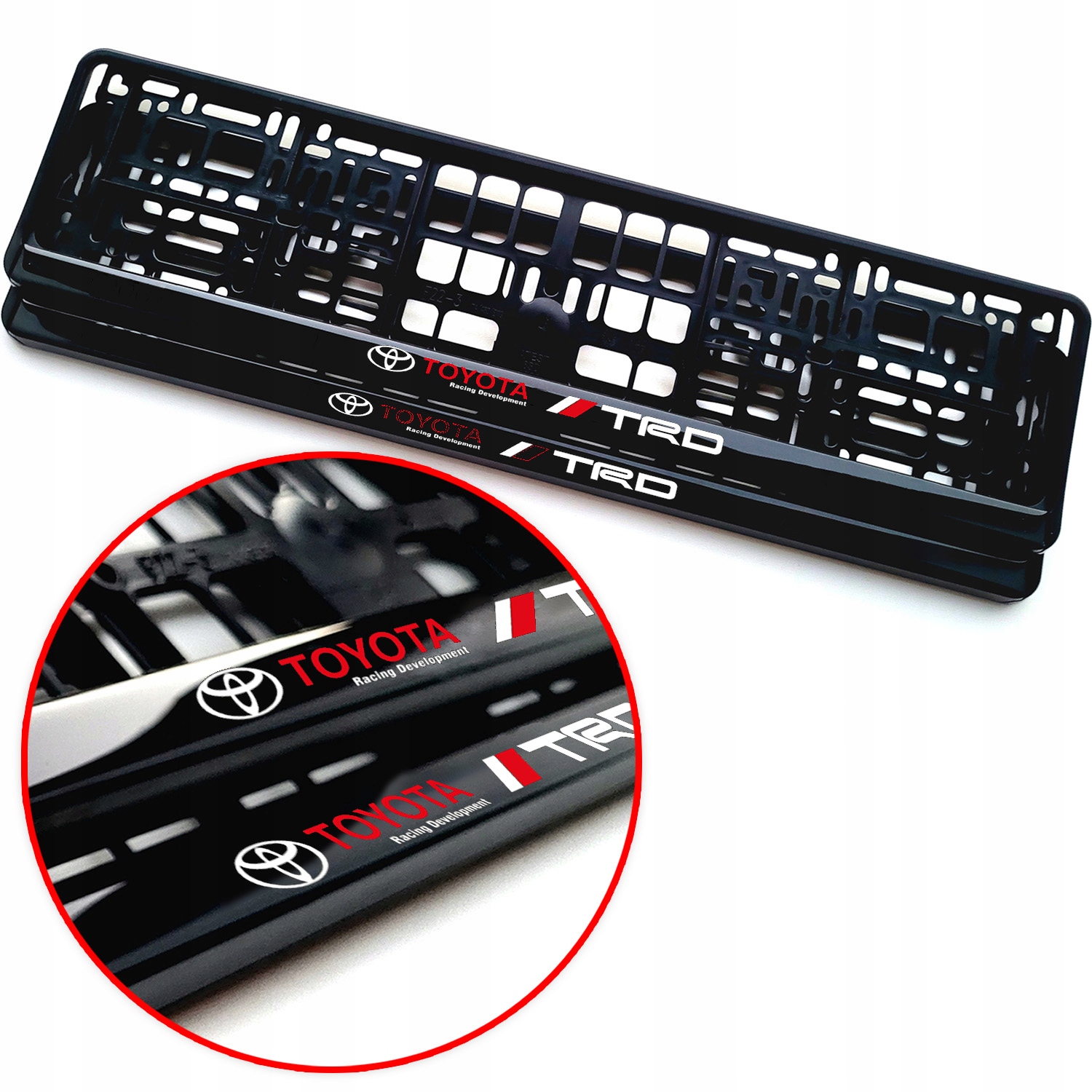 Ramka Na Tablicę Rejestracyjną Ramki Tablicy Rejestracyjnej Toyota Trd 2 x