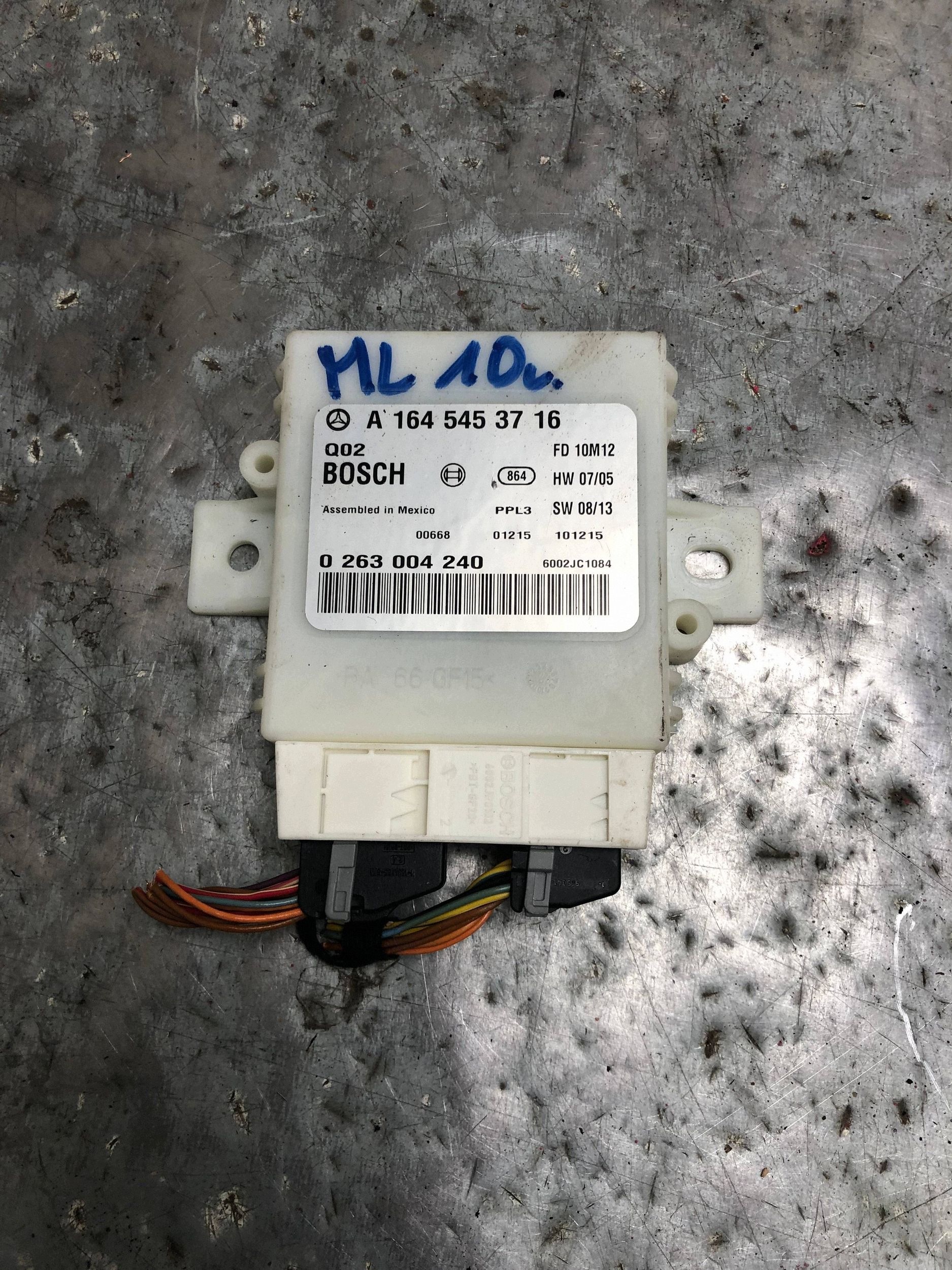 module control unit PDC MERCEDES ML W164 A1645453716