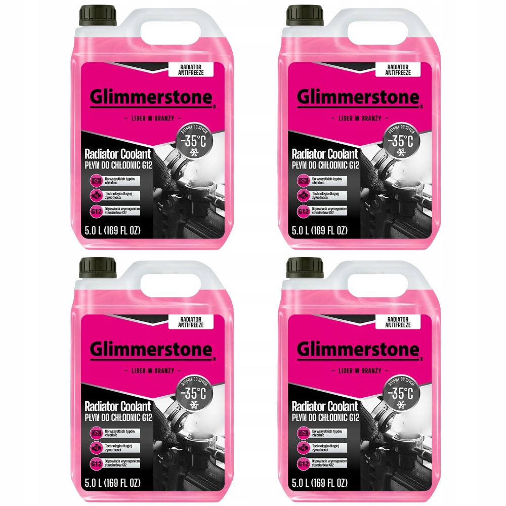 Płyn do chłodnic G12 czerwony 20L– Antifreeze ochrona aluminium universalny