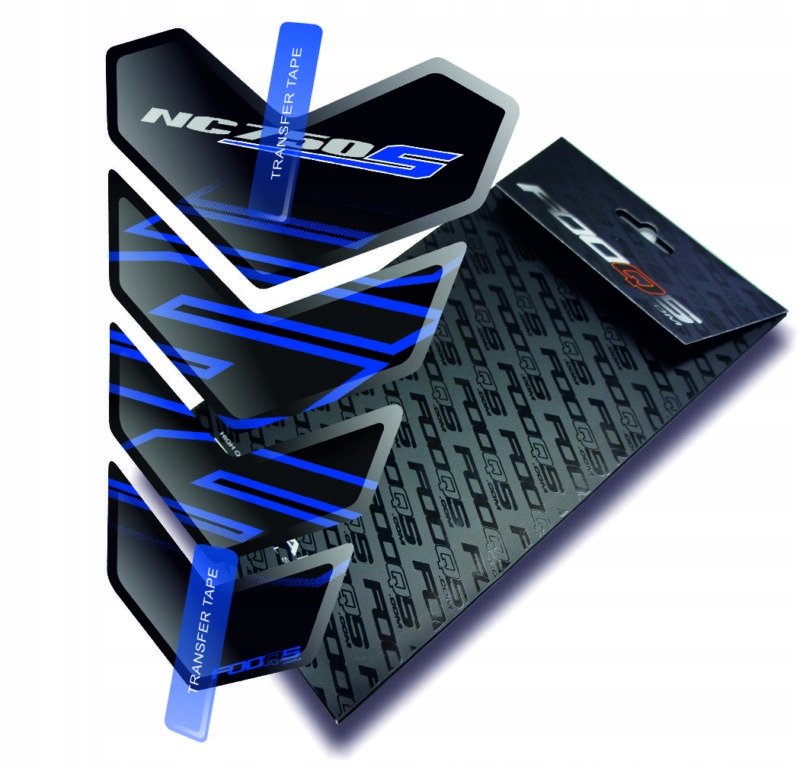 Tank-pad od firmy Fooqs pro Honda Nc 750 S NC750S Černý Modrý