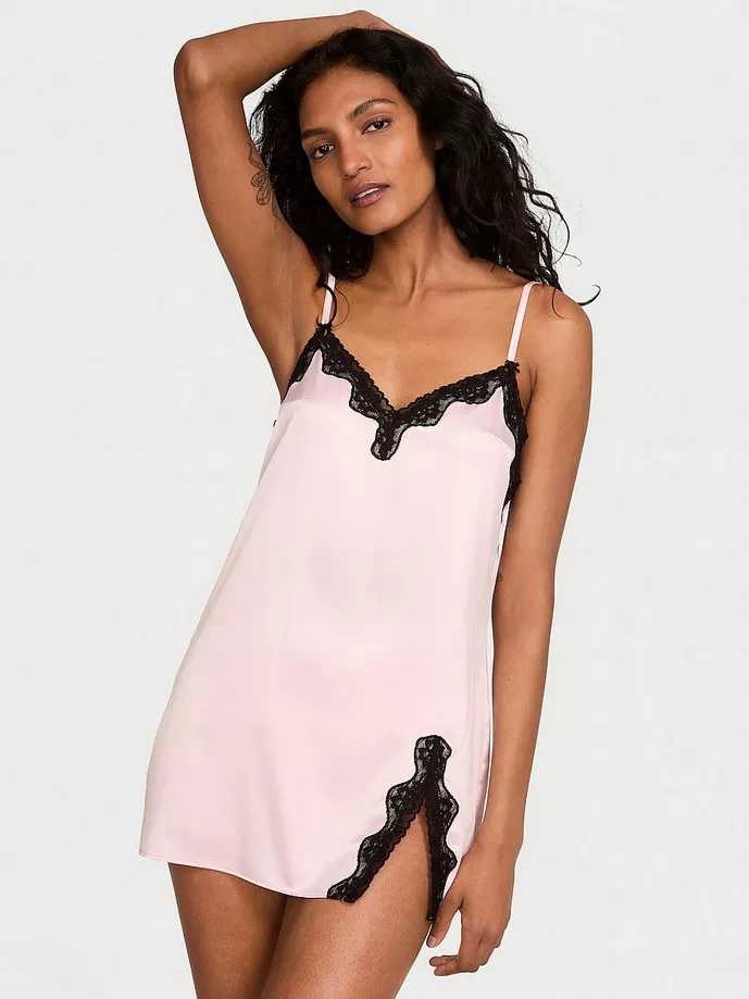 Victoria's Secret luxusní dámská saténová košilka L