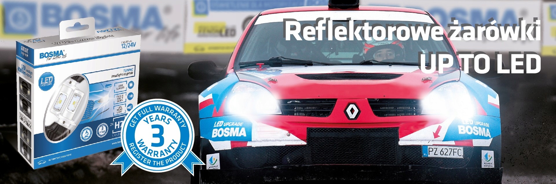 6452 - Сід Х8 / Х11 / х16 4000ЛМ 12 / 24В вгору до Сід