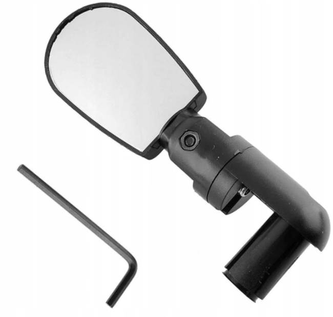 LUSTERKO ROWEROWE NA KIEROWNICĘ ROWER OKRĄGŁE LUSTERKO WSTECZNE EAN (GTIN) 5904734409809