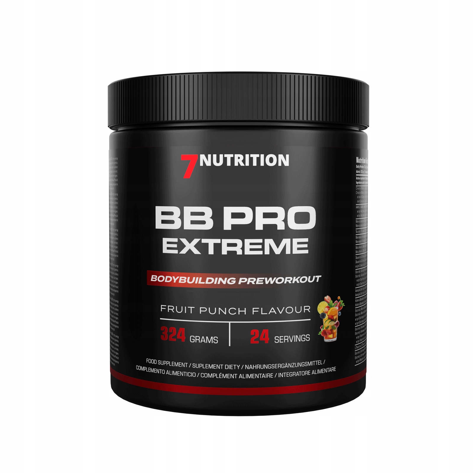 7NUTRITION Bb Pro Extreme 324G Kreatin Předtréninkovka Vytrvalost Pumpa