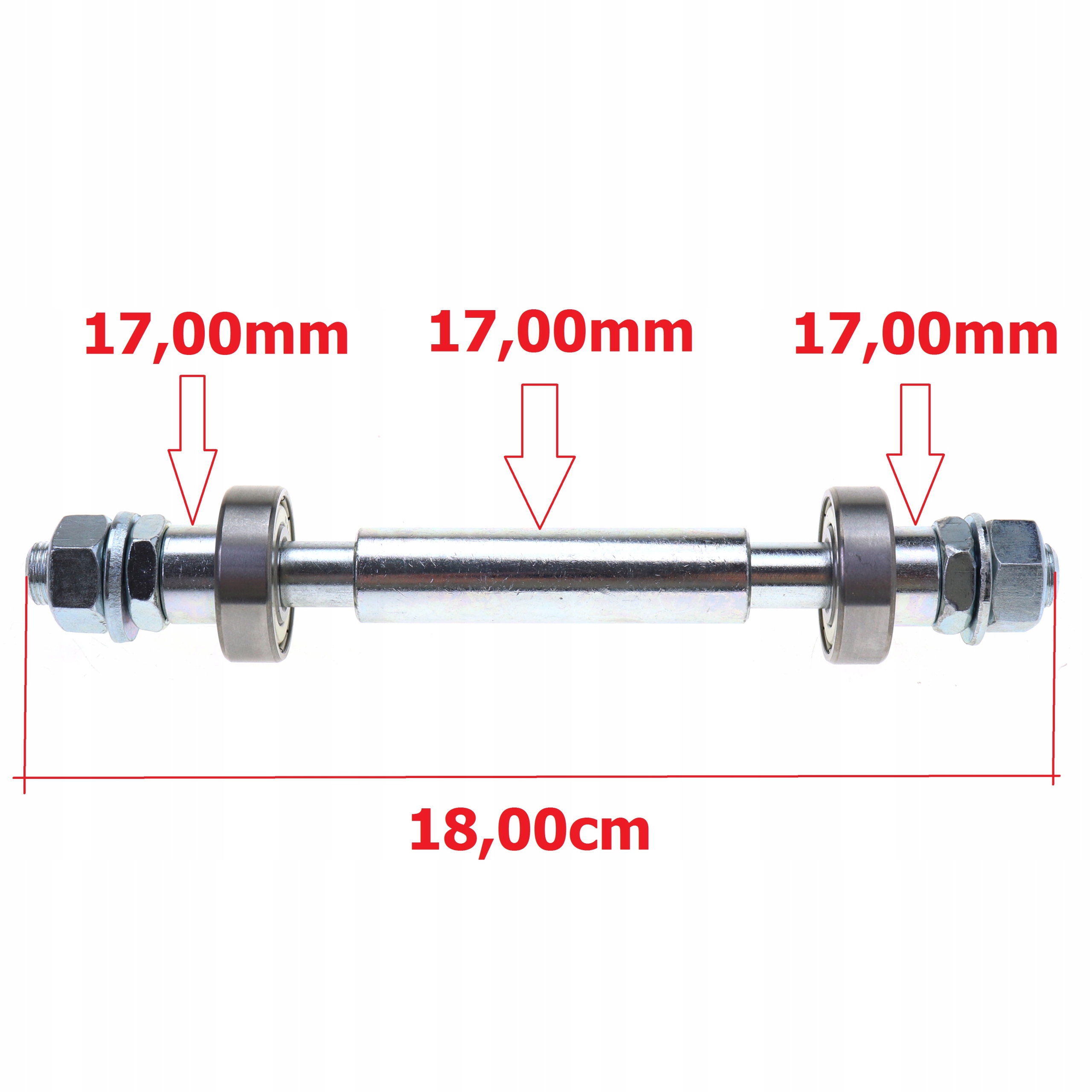 OŚ OŚKA KOŁA PRZÓD TYŁ DO MOTORYNKA ŁOŻYSKA TULEJK Producent inny