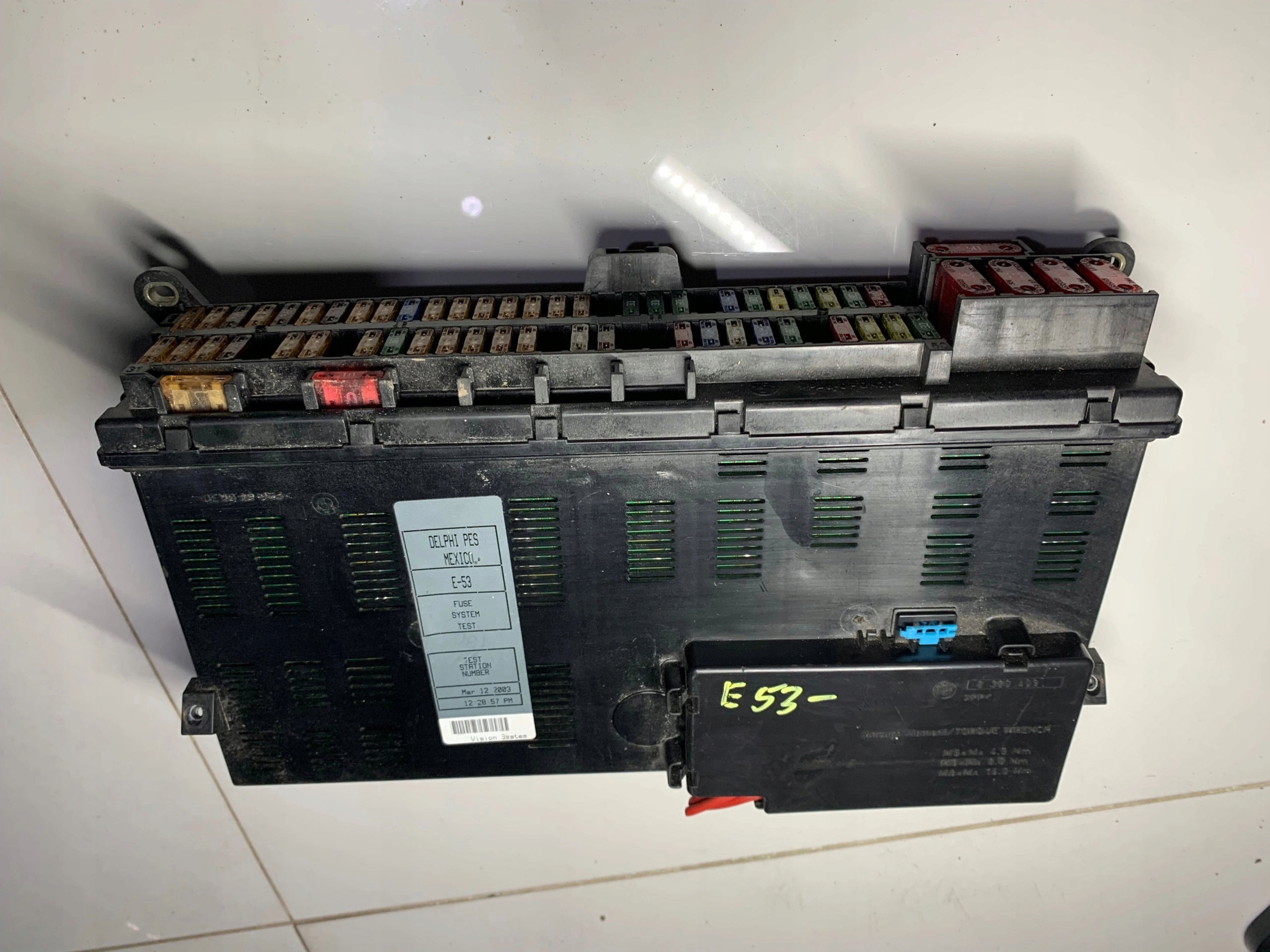 BMW X5 Kasten der Sicherungen BSI 8384525