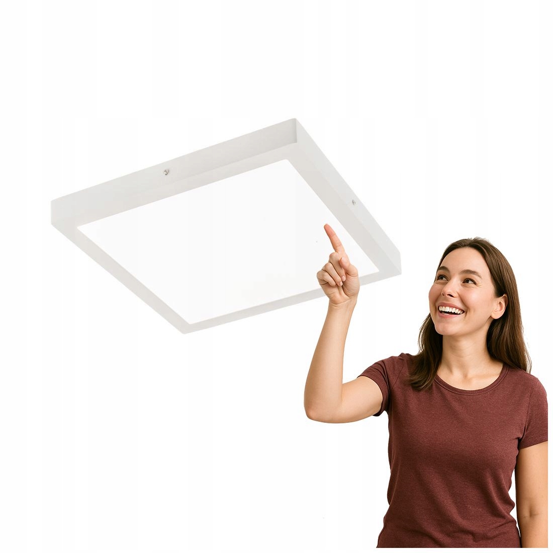 Stropné Svietidlo Glissy Square KLCM20S36W400 Italux