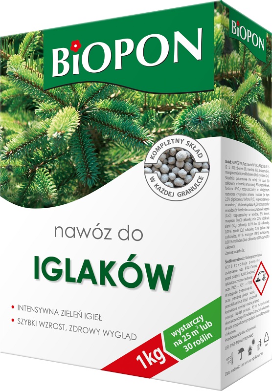 

Biopon nawóz granulowany do Iglaków 1kg
