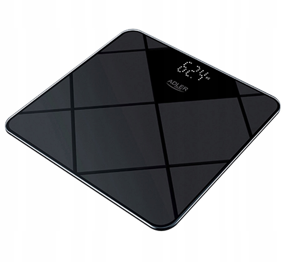 ELEKTRONICZNA WAGA ŁAZIENKOWA LED SZKLANA 180kg