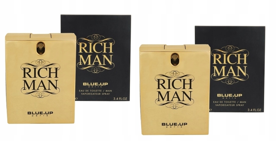 Blue Up Rich Man De Luxe 2x100 ml toaletní voda