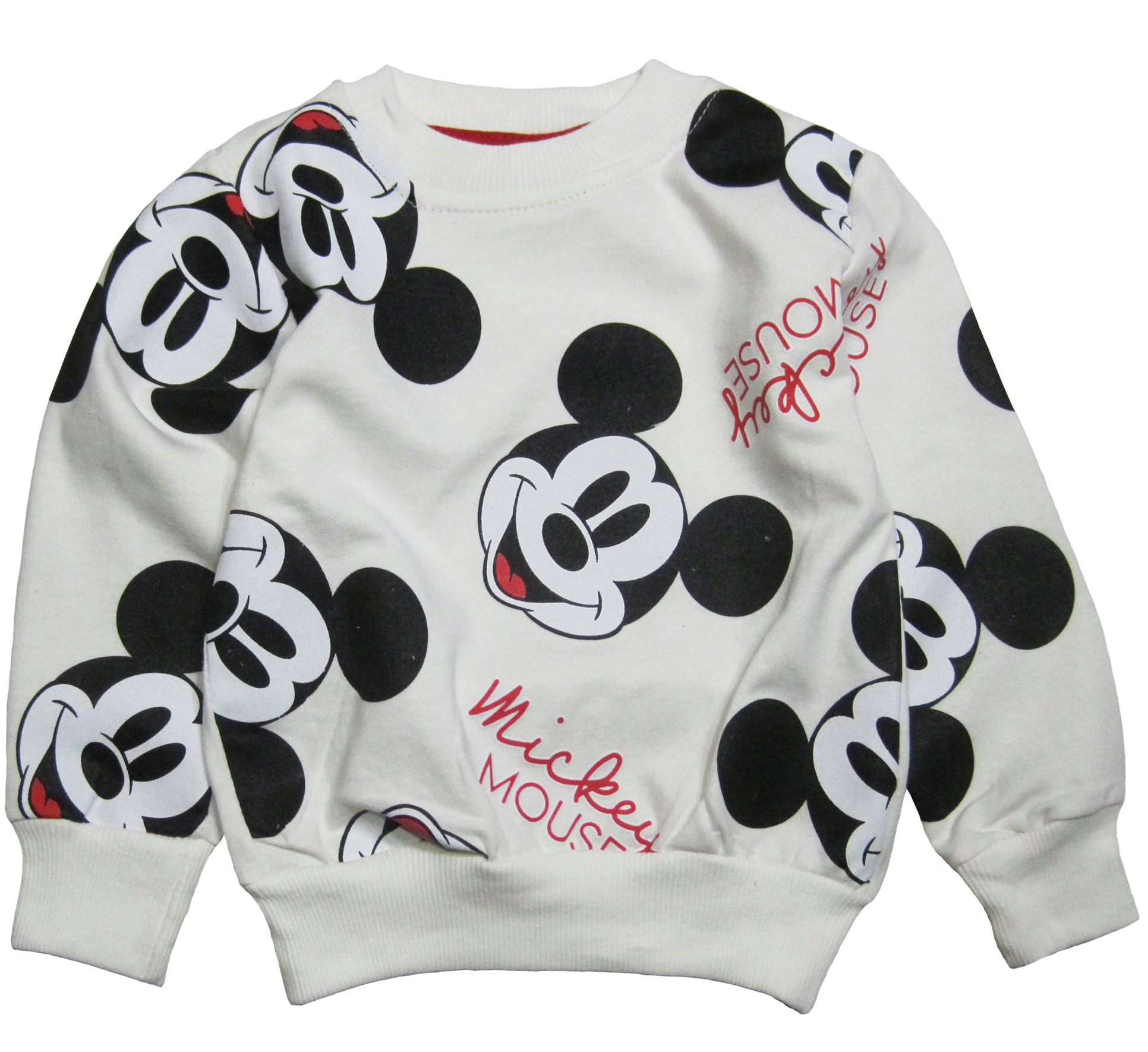 

Bawełniana Bluza Bluzka Mickey Mouse Miki * 80/86