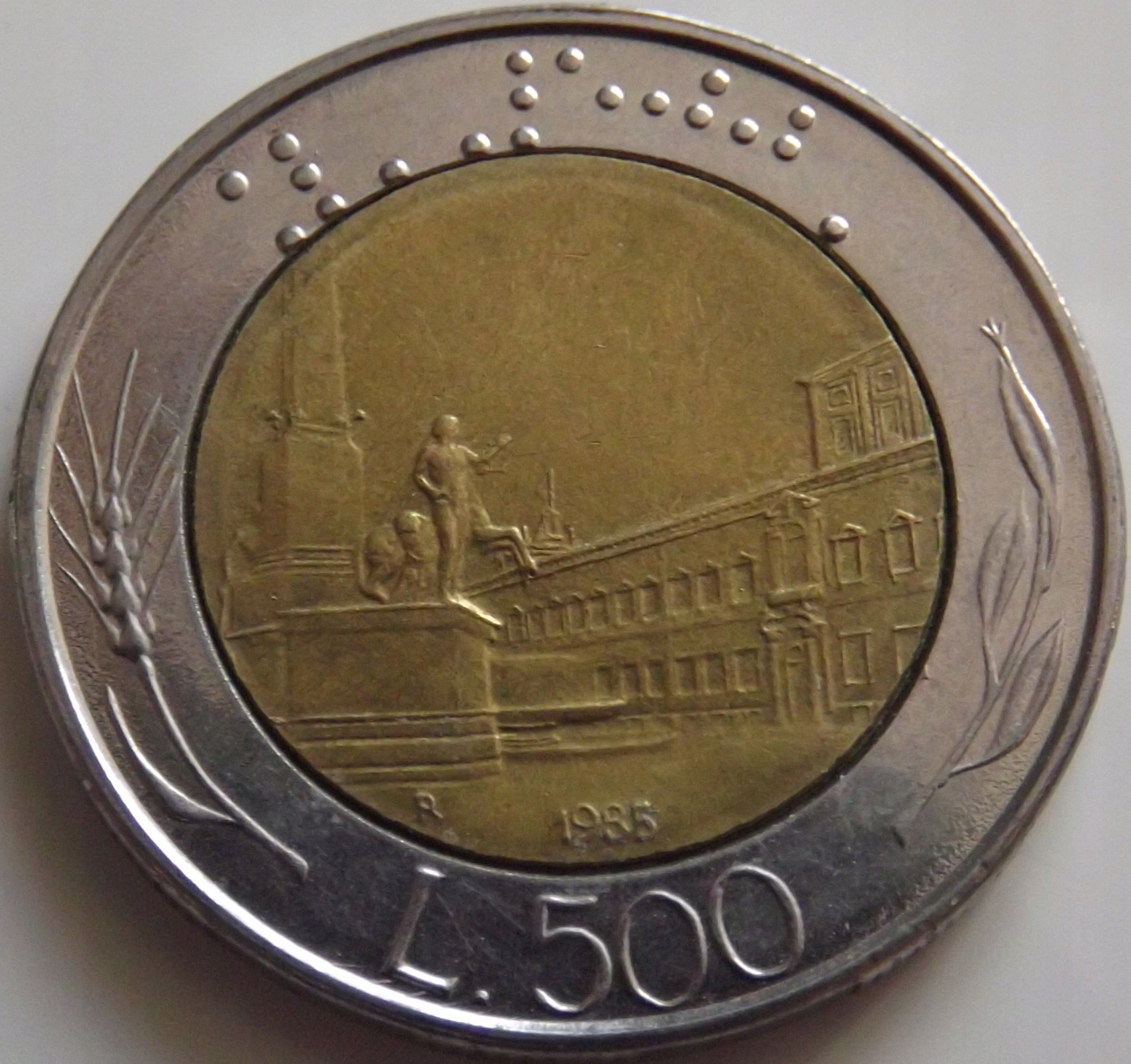 Włochy 500 Lirów 1985 st. 2+/2