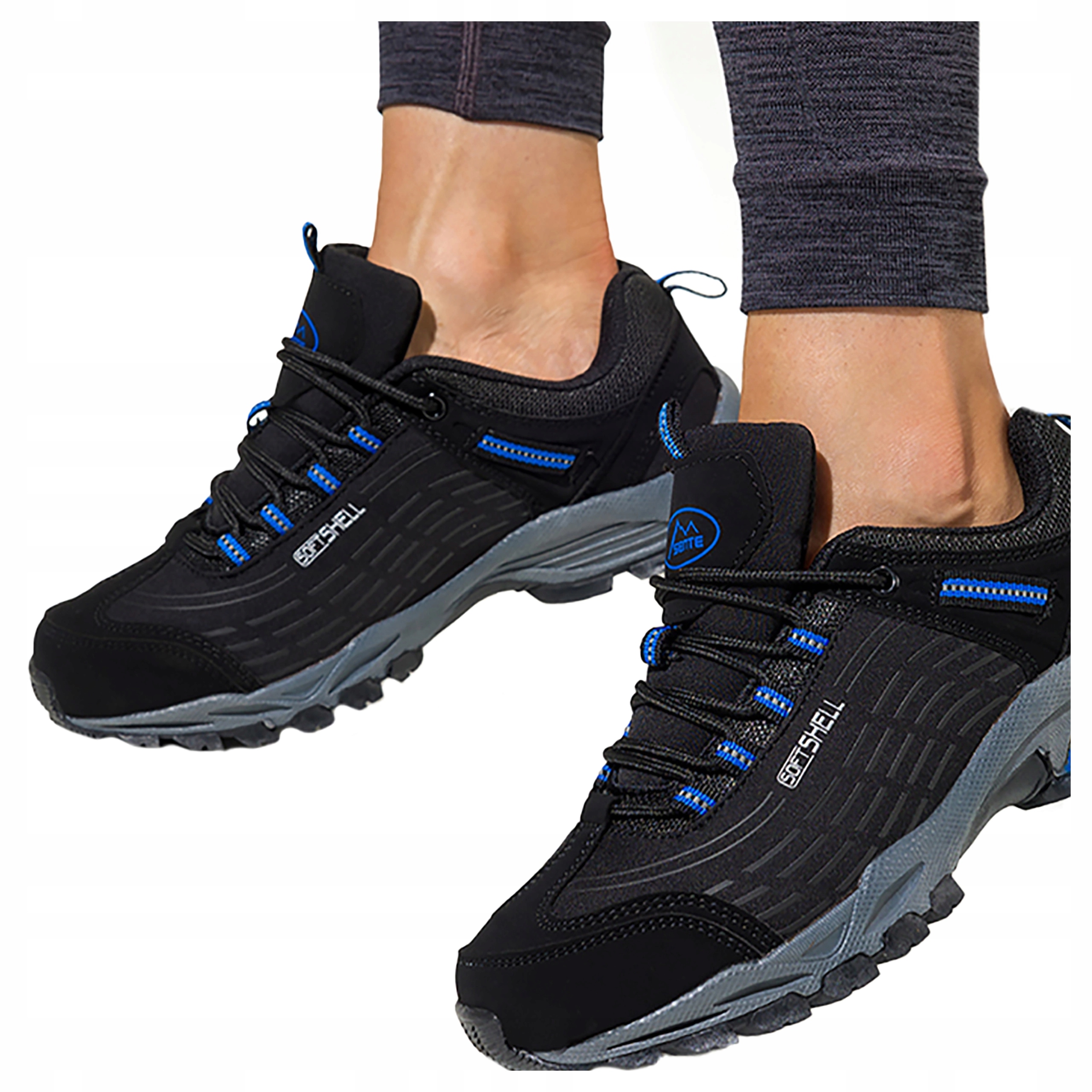 Sportovní Trekingové Dámské Softshellové Černé Turistické Trekkingy vel 37