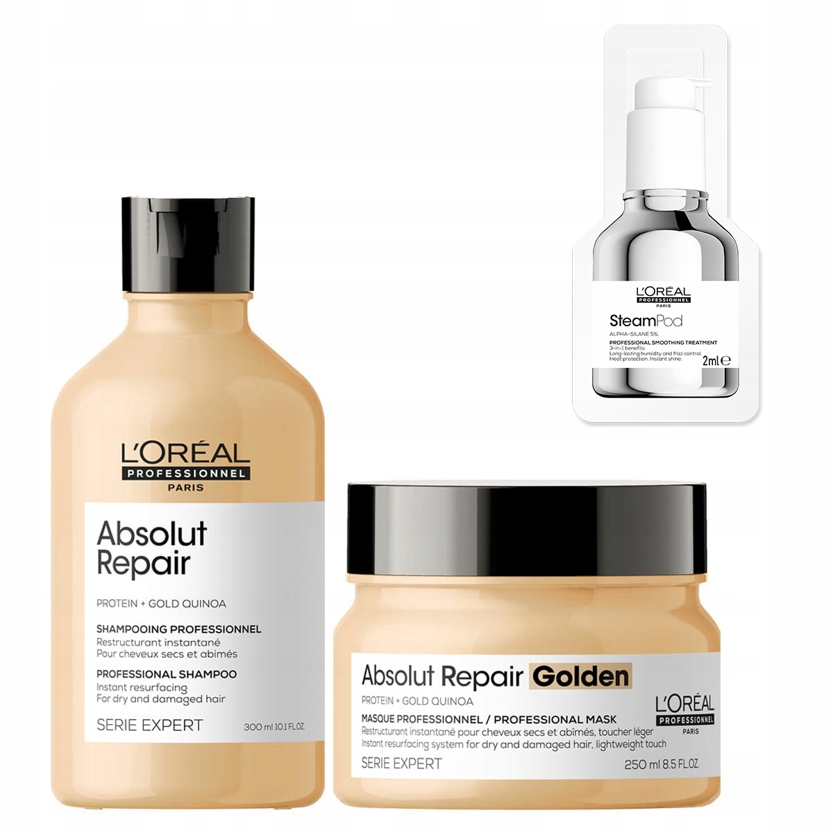 Loreal sada Absolut Repair regenerační maska a šampon dárek