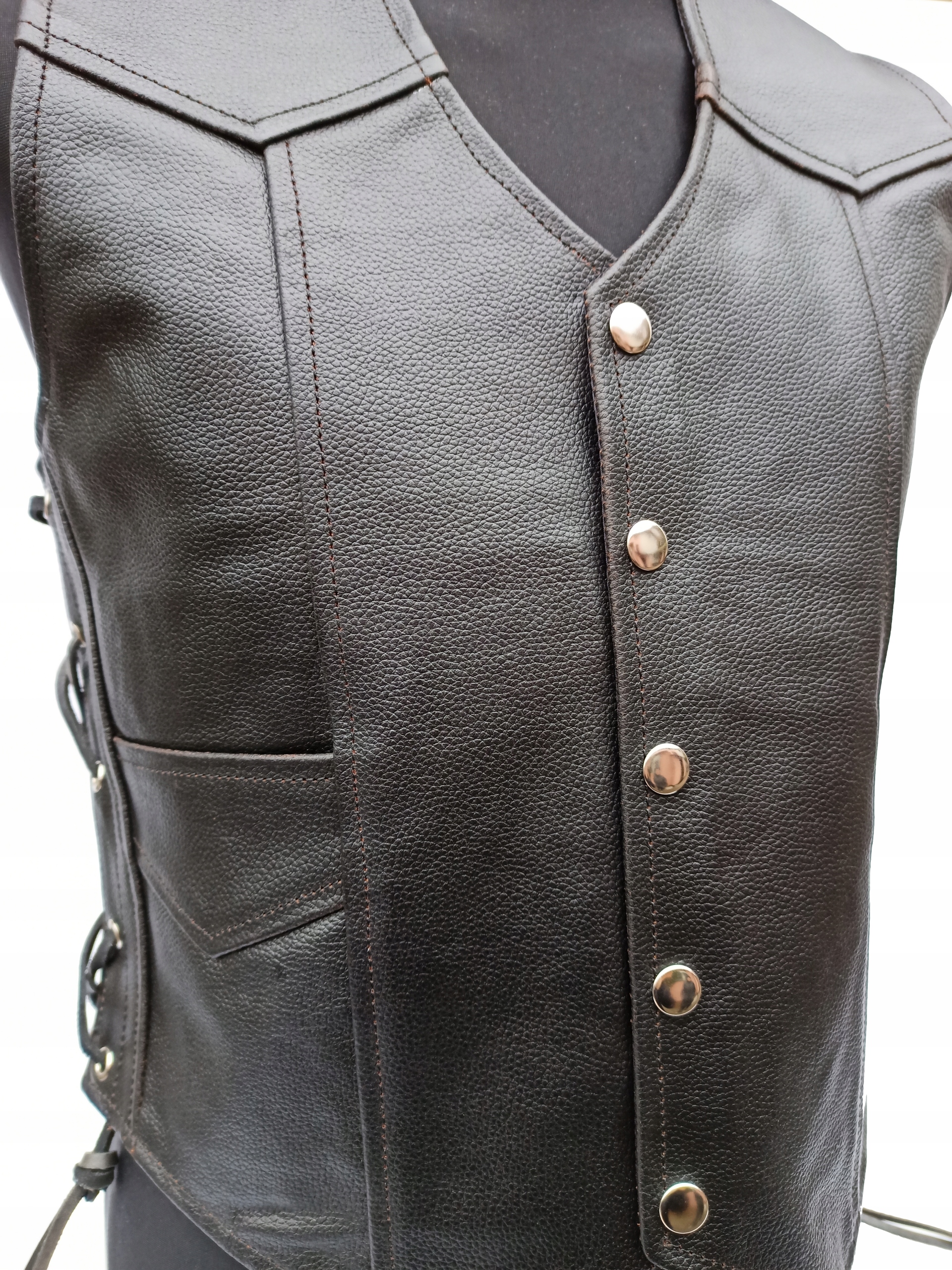 

Kamizelka motocyklowa Czysta Czarna regulacja XL