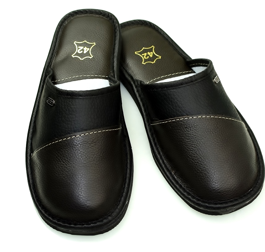 KAPCIE PANTOFLE KLAPKI PREMIUM MĘSKIE r. 45 -29 cm Marka inna