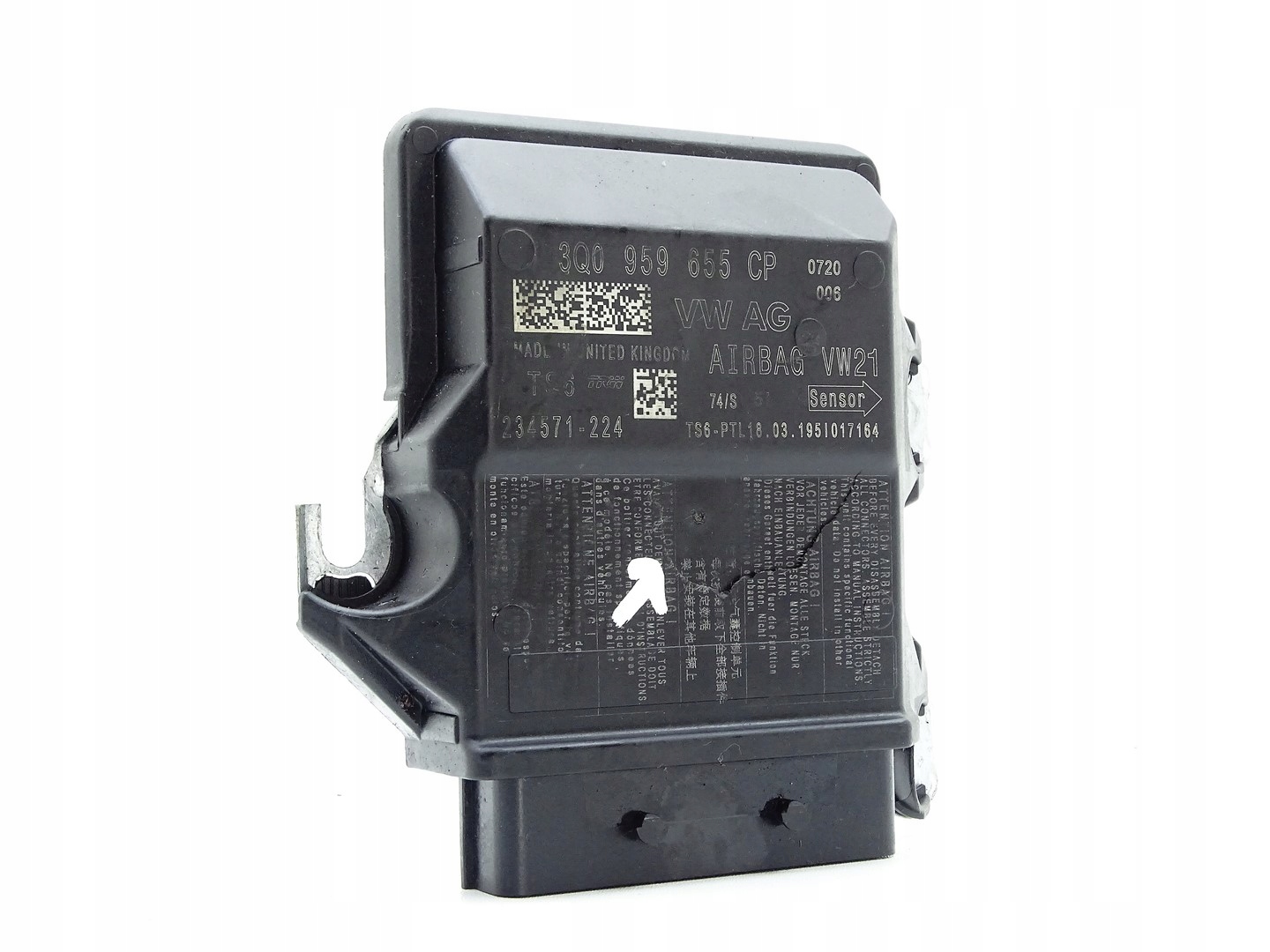 module SENSOR airbag VW PASSAT B8 ARTEON KODIAQ KAROQ 3Q0959655CP