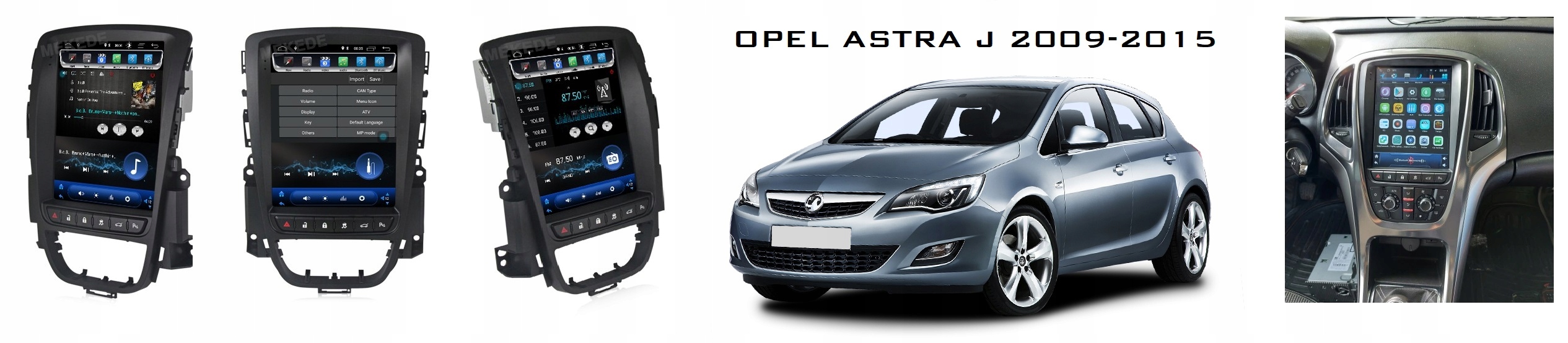 RADIO NAWIGACJA ANDROID OPEL ASTRA J 2009-15 USB WIFI BLUETOOTH 2GB 64GB Model Q8 2GB 64GB 0680 9