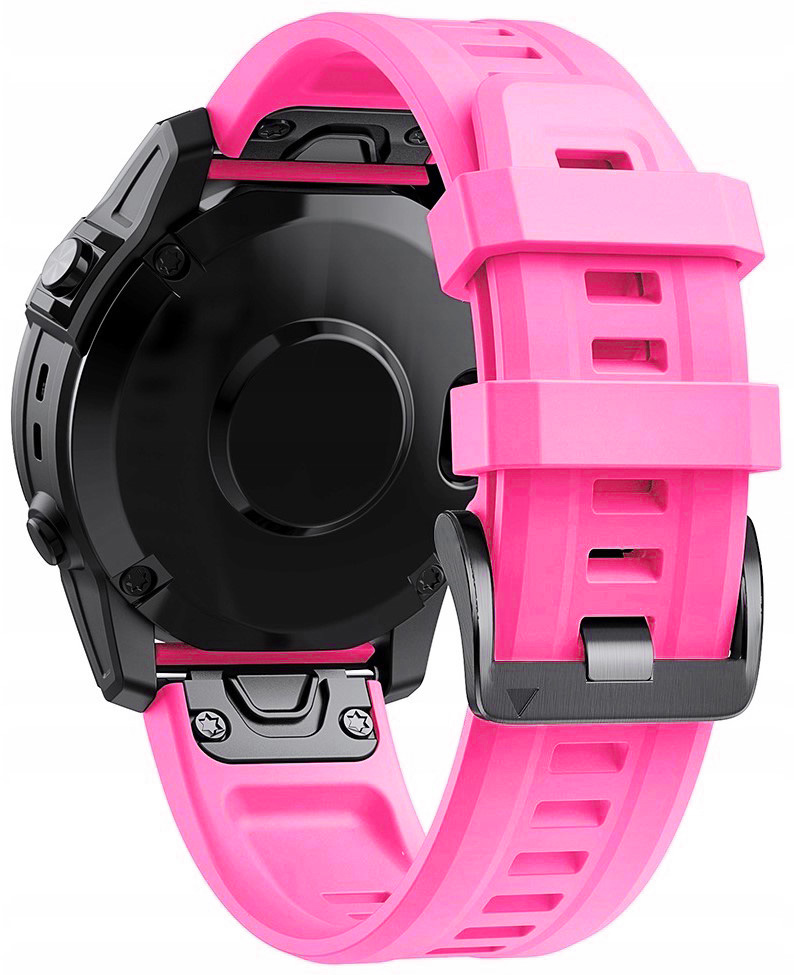 Różowy Pasek Garmin Fenix 6X Sapphire (szerokość 26mm)