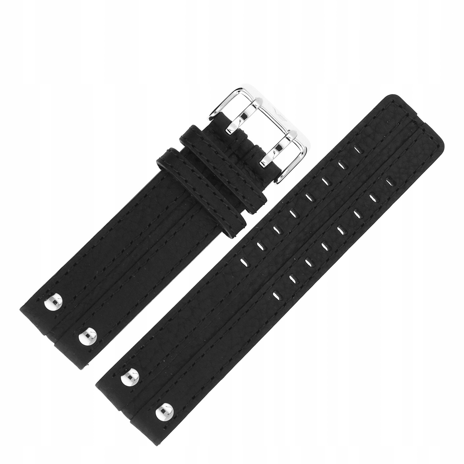 Pásek Expedition kůže (A500) černý lesklý