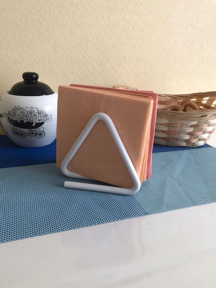 SERWETNIK STOJAK NA SERWETKI METALOWY LOFT BIAŁY PREZENT Linia loft