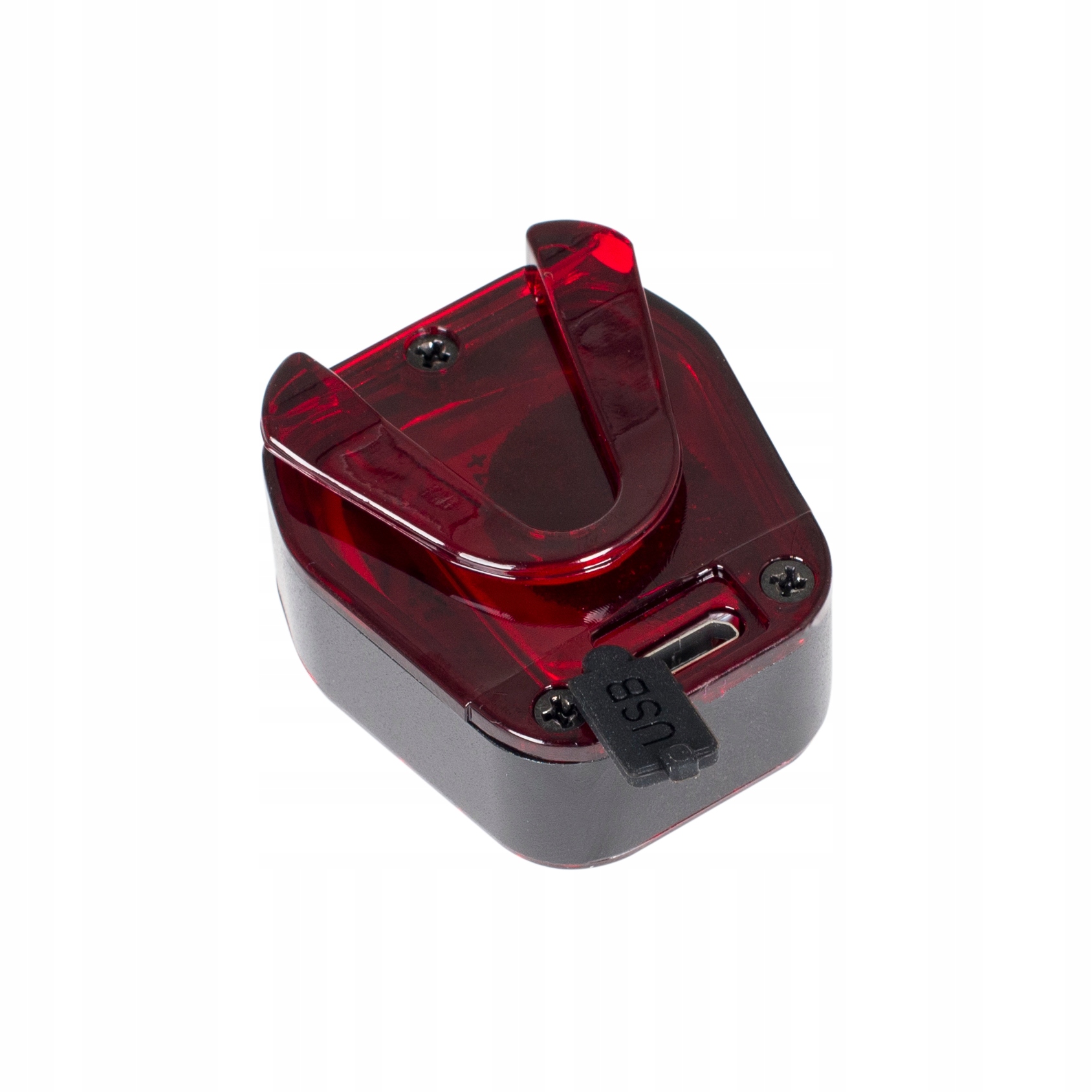 ZESTAW 2x LAMPKA ROWEROWA TYLNA LED USB TYŁ KASK Czas pracy 30 h