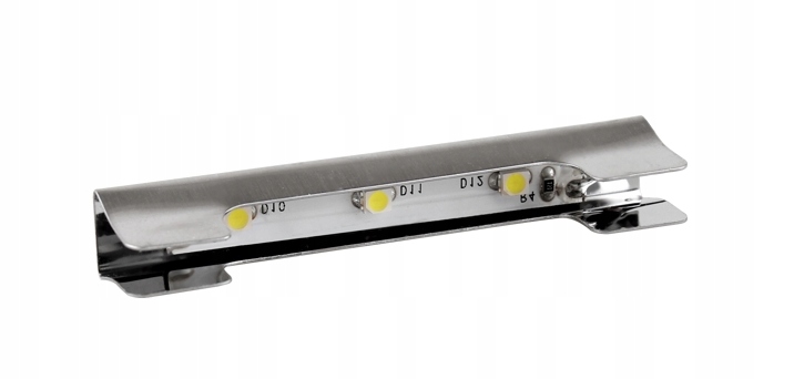 Klip półki szklanej oświetlenie LED ZIELONY RGB