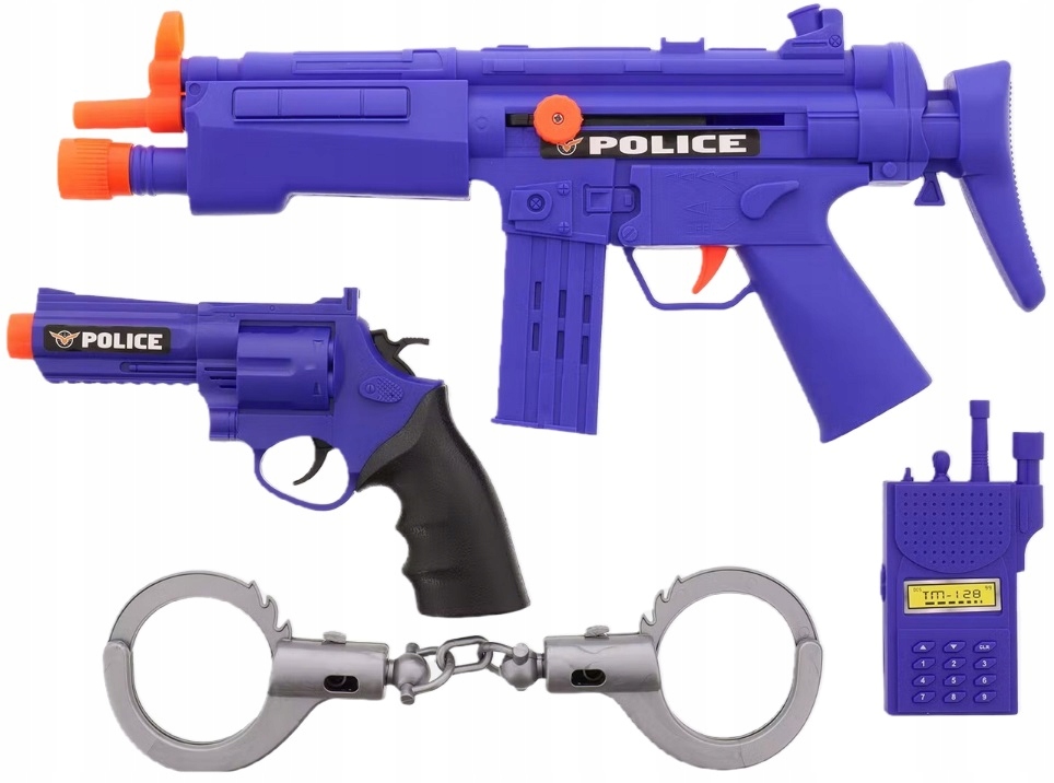 

Pistolet Karabin Zabawka Zestaw Policyjny Broń