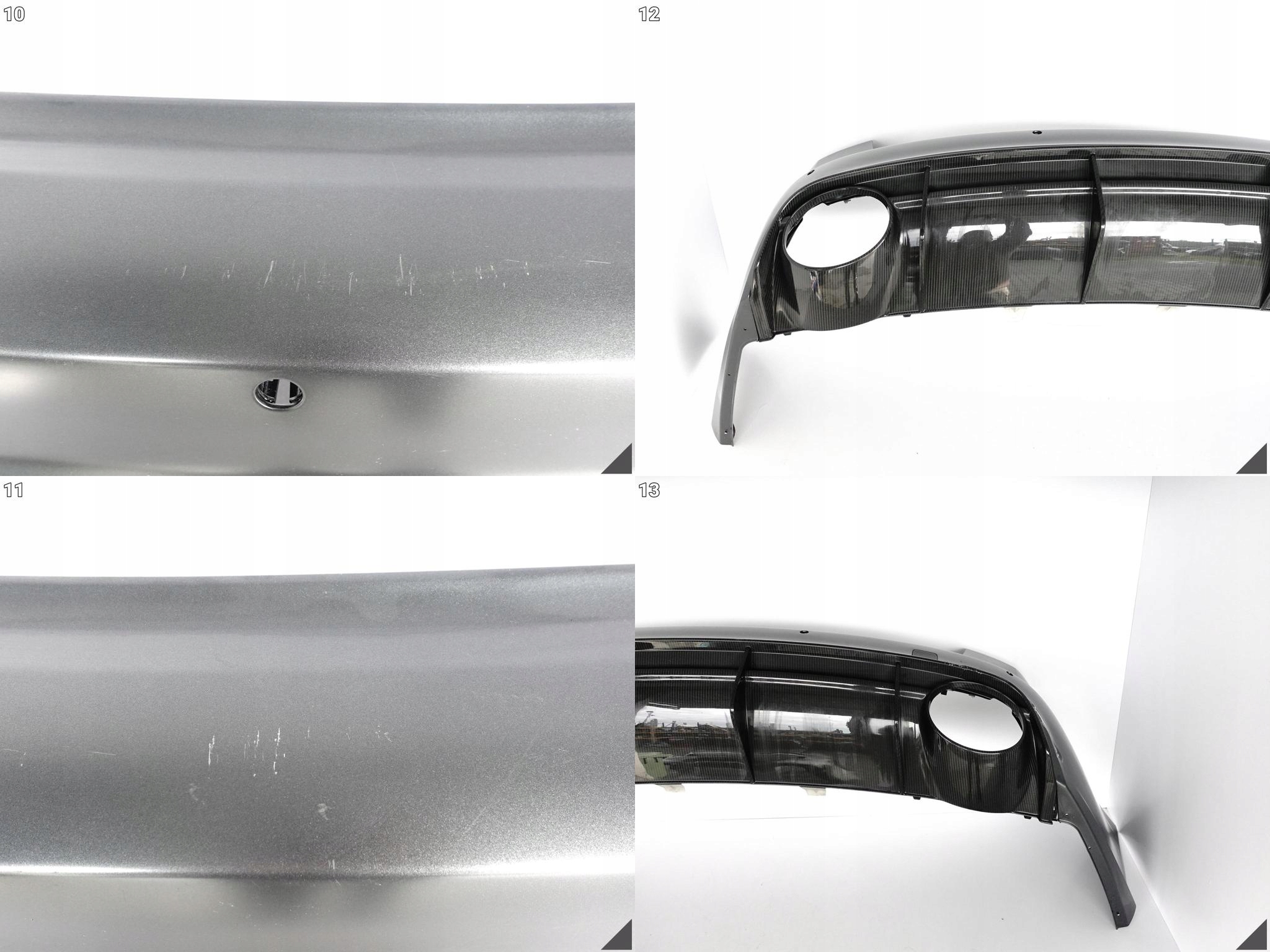 AUDI RS6 4G9 C7 LIFT 14-18 KOMBI/AVANT bumper rear part+SPOILER diffuser *CARBON*