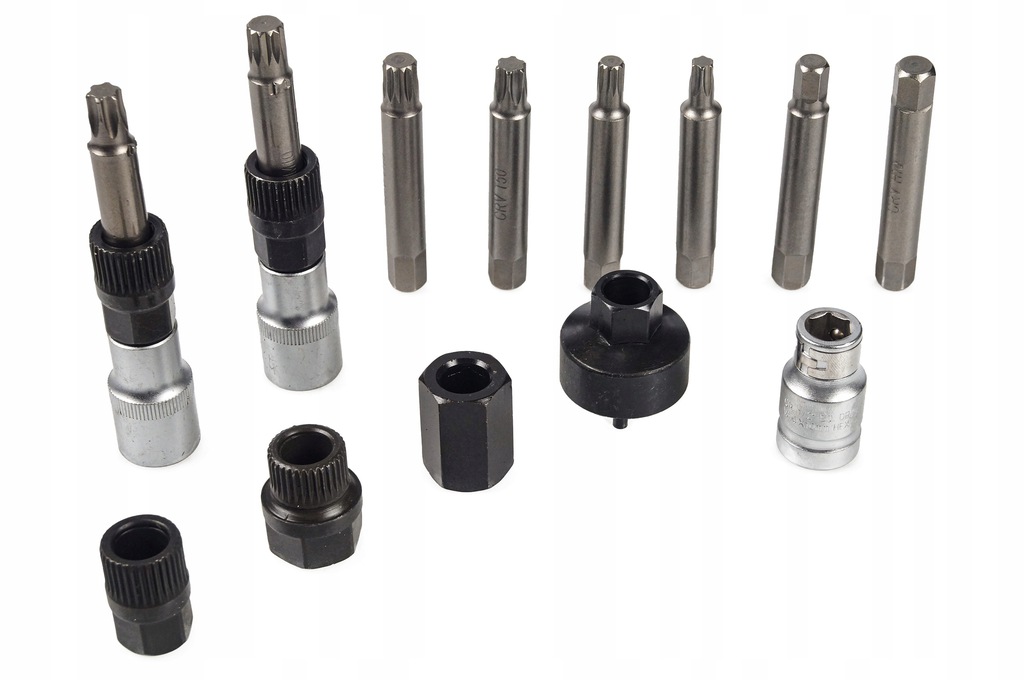 ZESTAW KLUCZY DO ALTERNATORA ZE SPRZĘGŁEM 13 el Marka Black