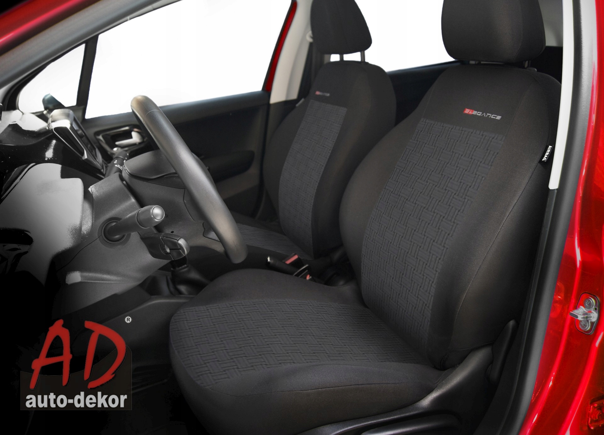 Pokrowce szyte na MIARĘ do Dacia SANDERO I 1 2008-2012r wzór P1 Model Elegance