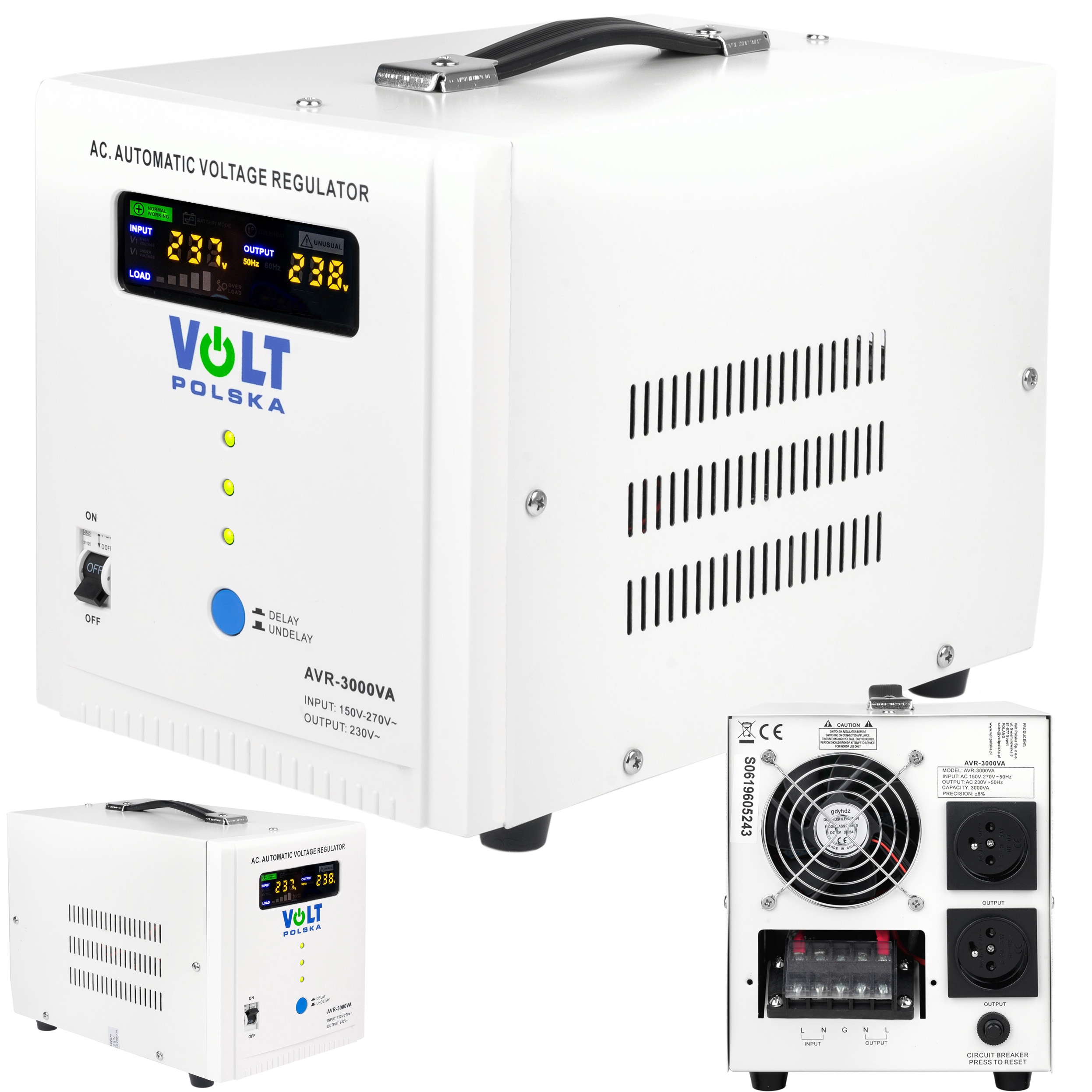 

Stabilizator Napięcia Prądu Avr 3000W Do Agregatu