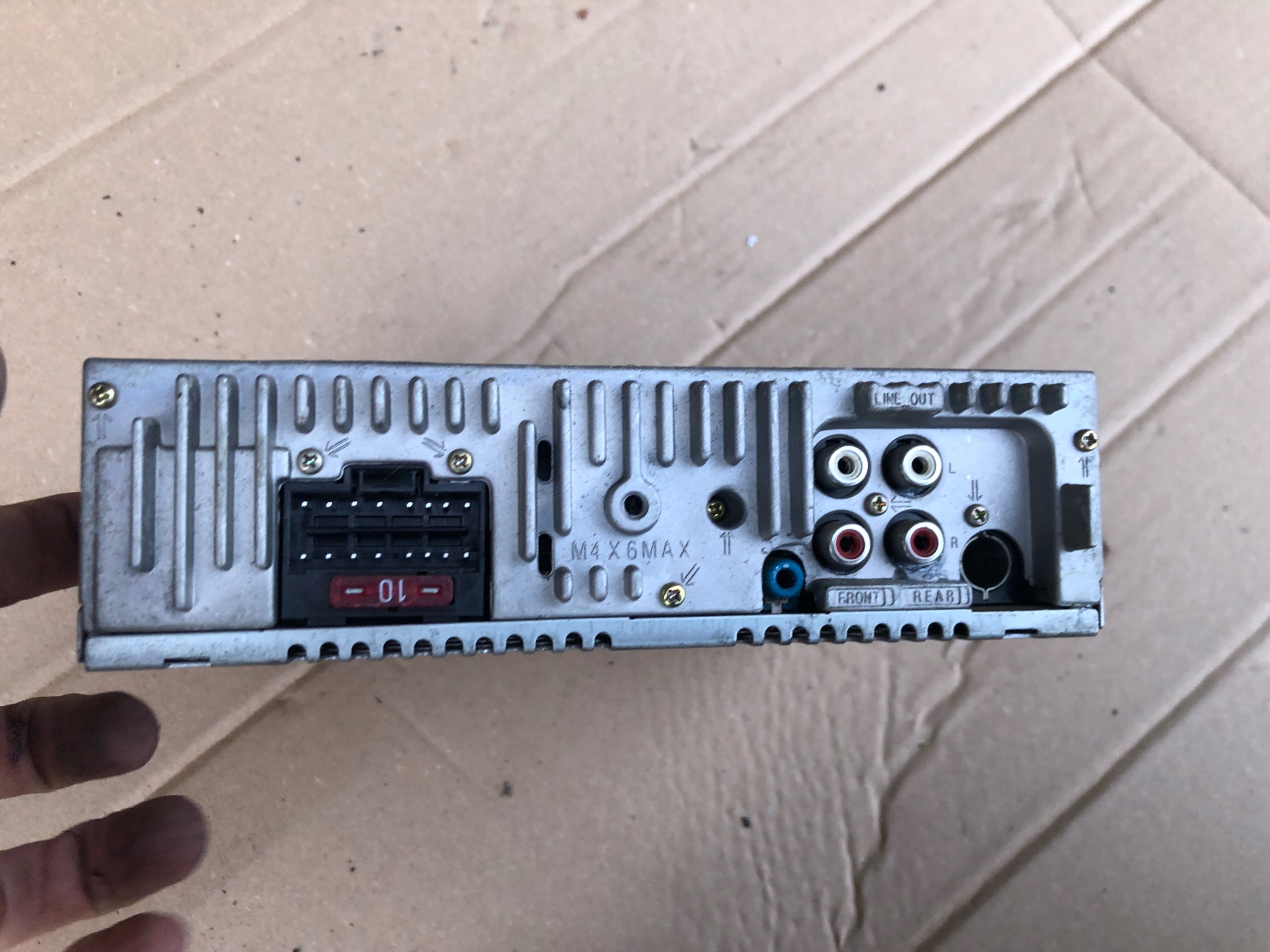 RADIO CD SONY CDX4170R Typ samochodu Samochody osobowe