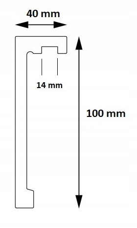 Białe Listwy Karniszowe LK-01 Creativa by Cezar Kod producenta LK-01
