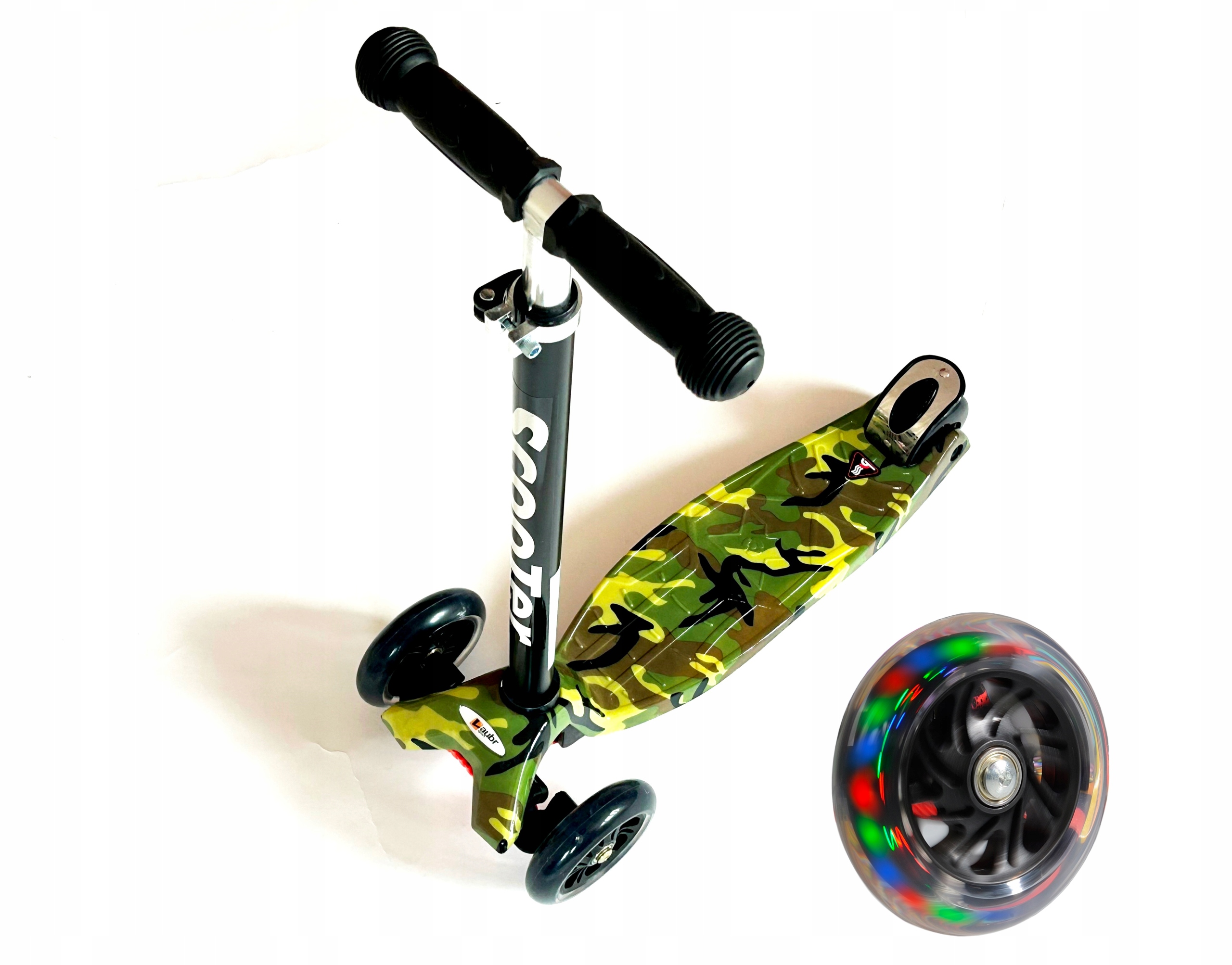 Hulajnoga 3 kołowa balansowa Maxi Brown