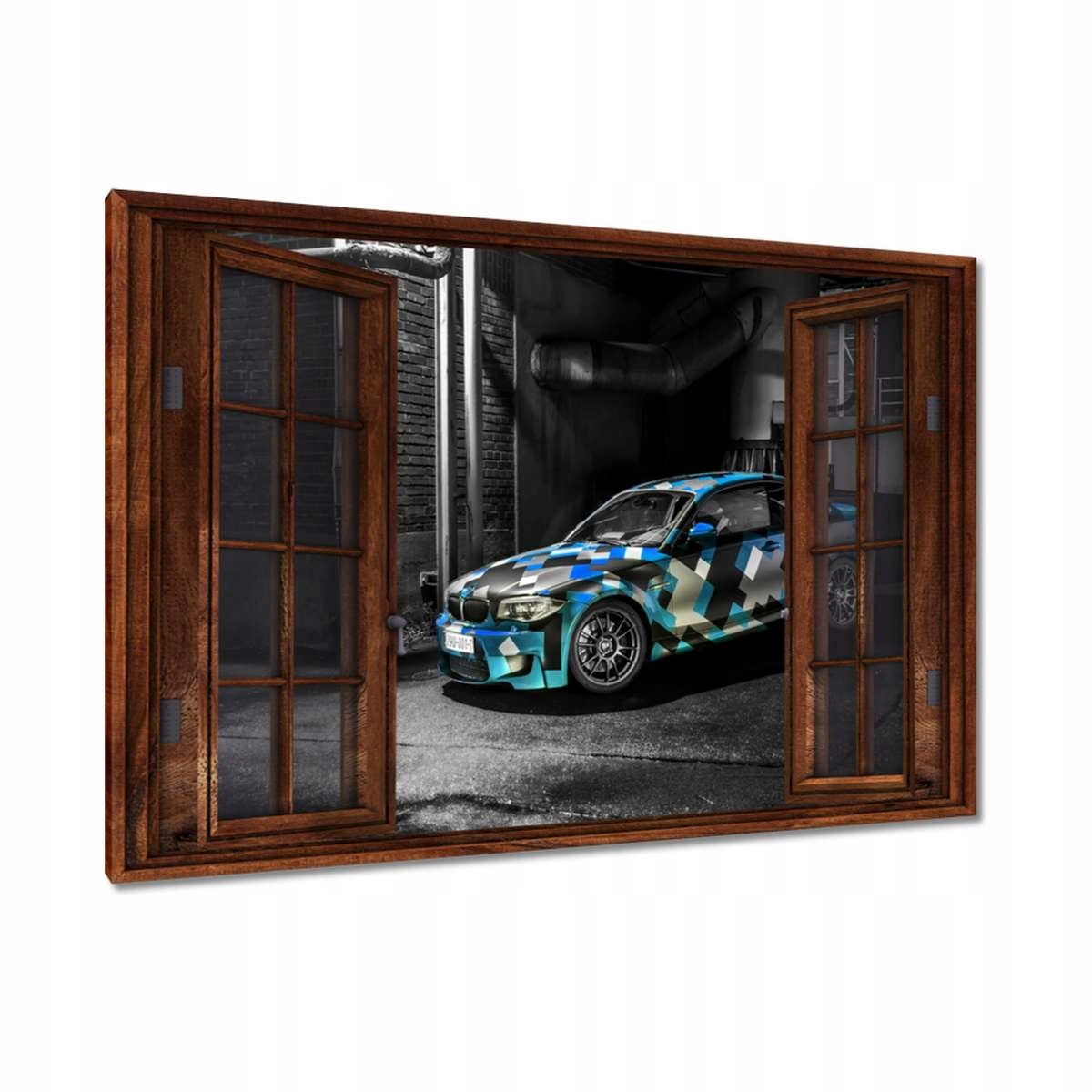 Obrazy 90x60 Tyrkysové Bmw