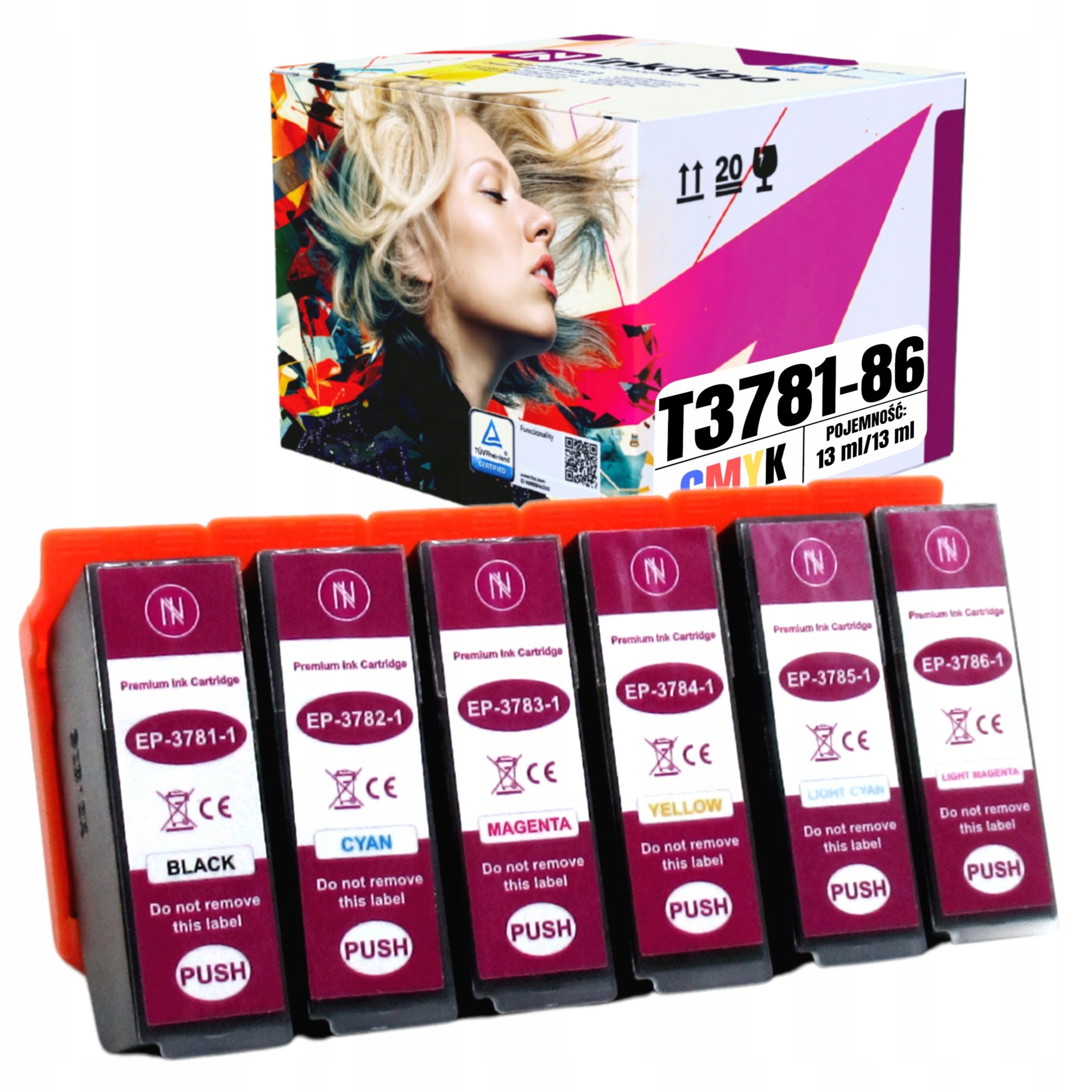 6 x náhradní inkoust pro Expression Photo Xp 8000 8500