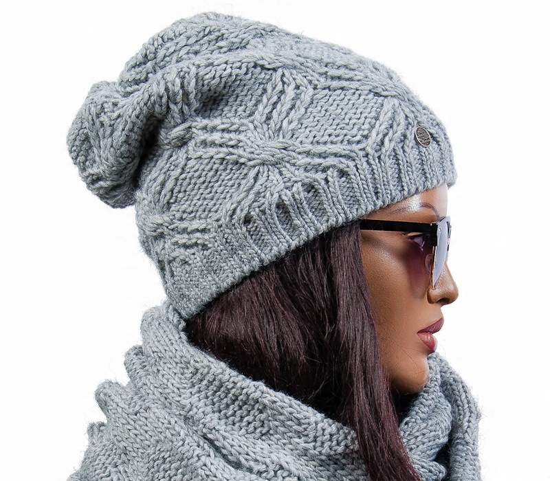 

Beanie Hat Zimowa Czapka Damska Smerfetka Polar
