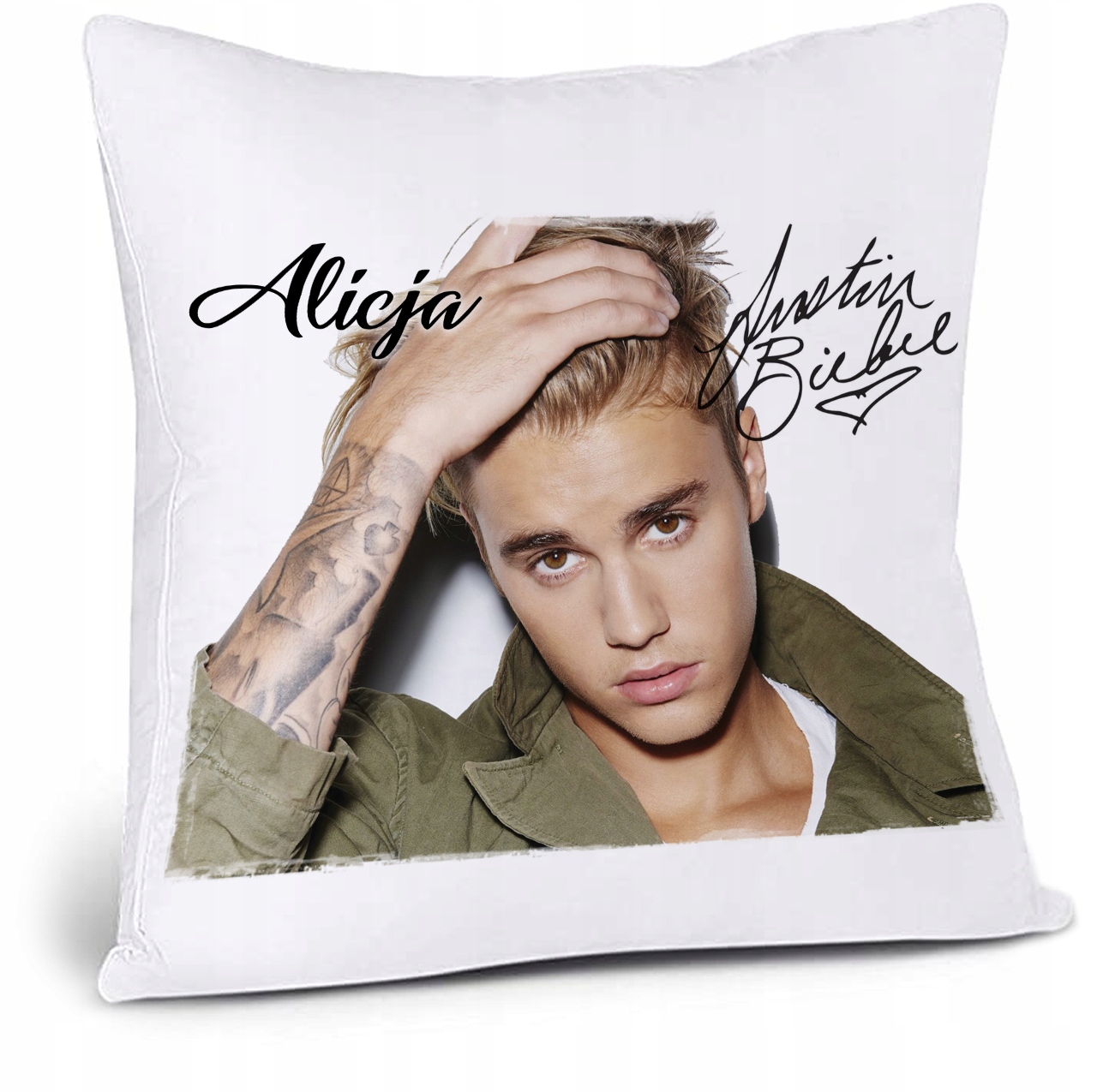 

Poduszka Justin Bieber Imię