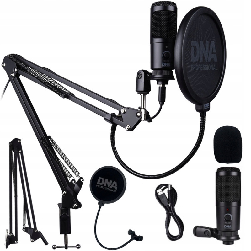 

Mikrofon Studyjny Pojemnościowy Gamingowy Usb MIC