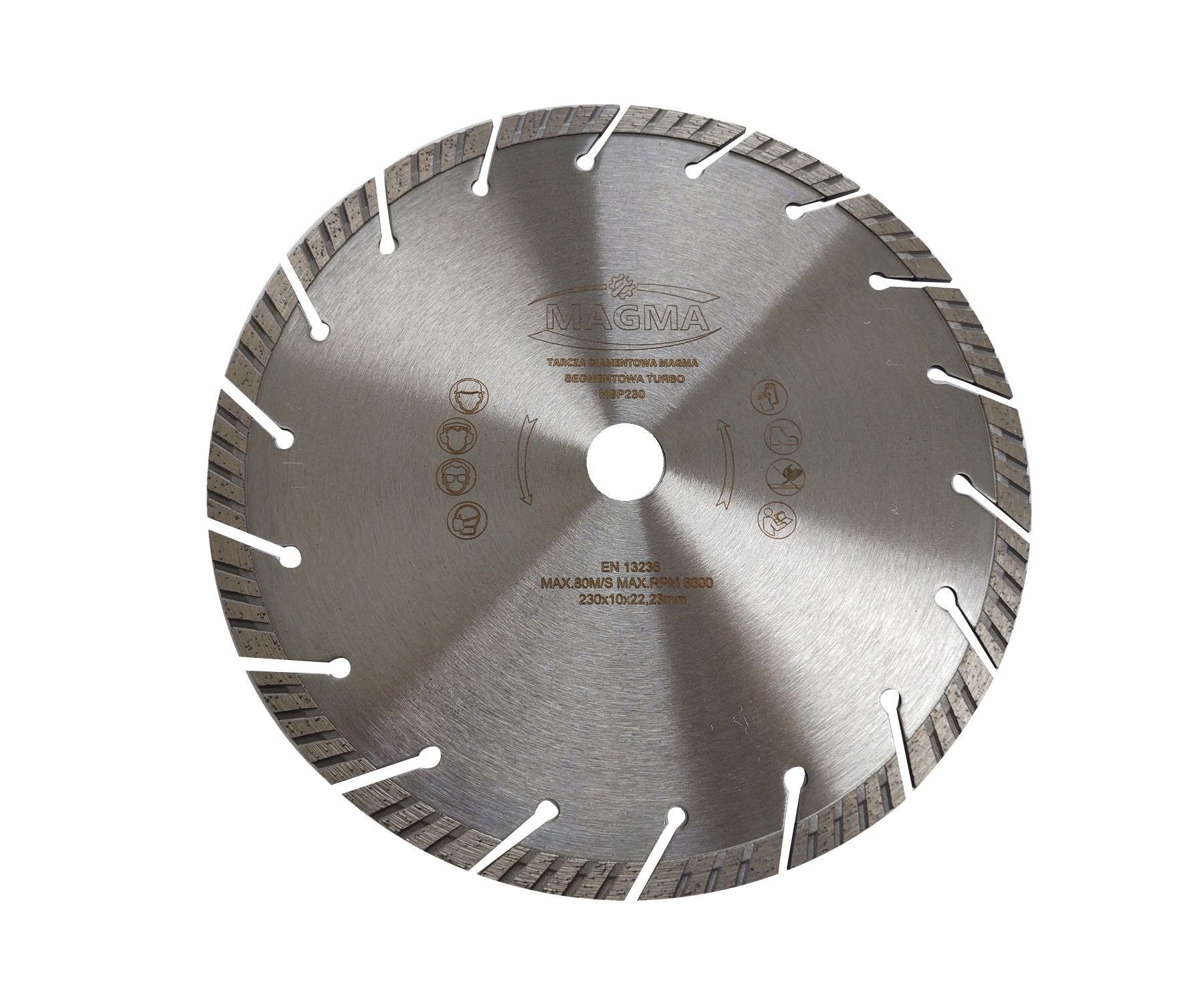 

Tarcza Diamentowa Turbo S 230/22,2 Msp 10 mm