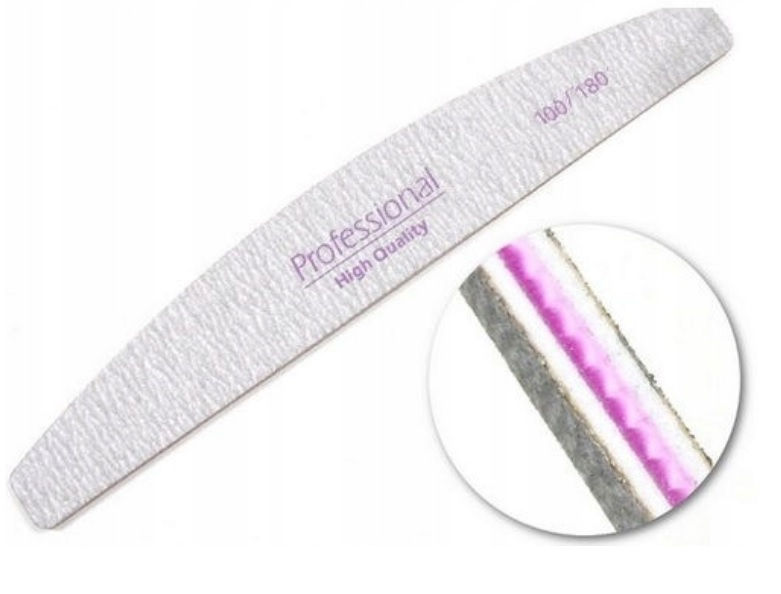 

slay Pilnik Łódka 100/180 szary zebra półksiężyc