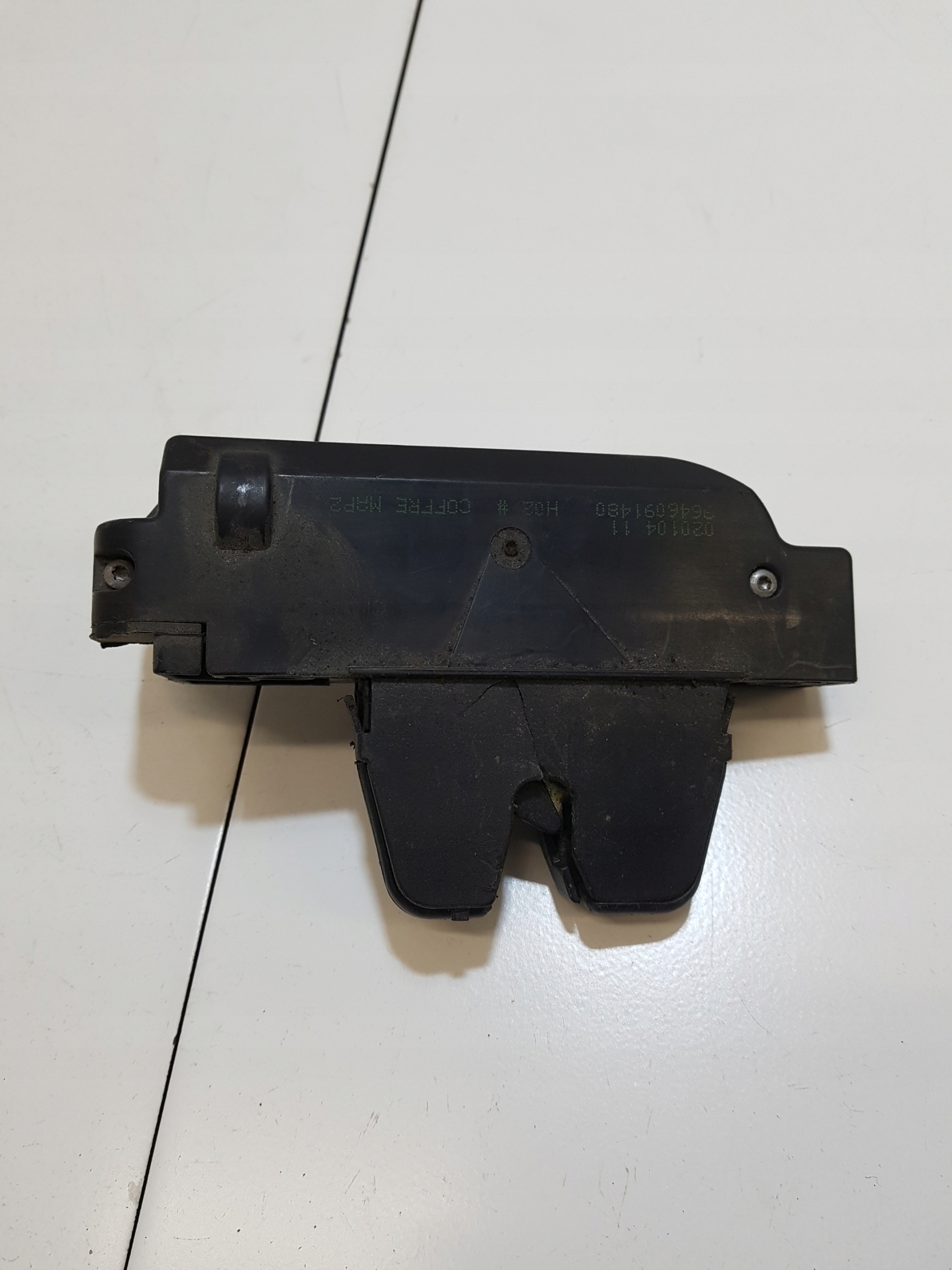 lock bonnet boot PEUGEOT 206 9646091480