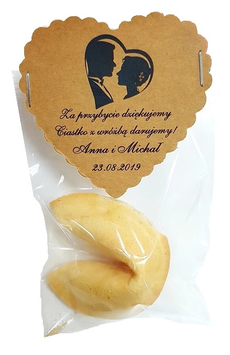 

ciasteczka z wróżbą podziękowanie za przybycie
