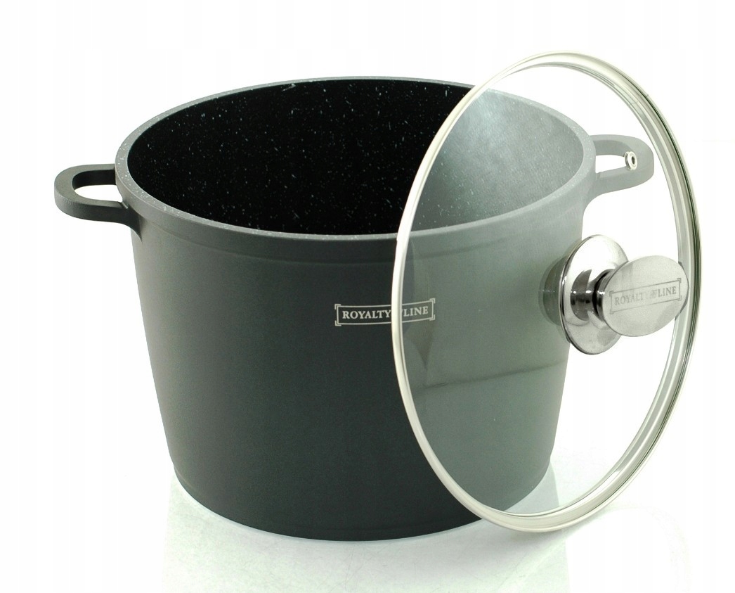 Garnek wysoki Royalty POWŁOKA MARMUROWA 28cm 10,5L Kod producenta RL-AD28ML