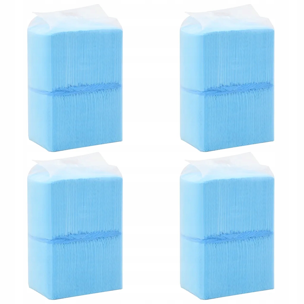 Hygienické podložky pro štěňata 4-vrstvé 45x33 cm modro-bílé